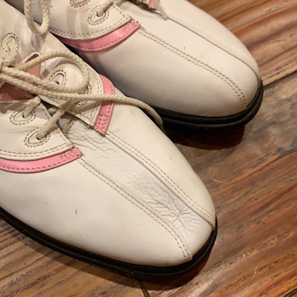 FootJoy pink white golf shoes 8.5 - Picture 8 of 9